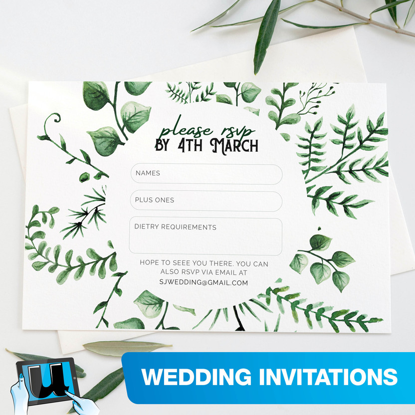 Wedding Flat Invitations | Wedding Cards