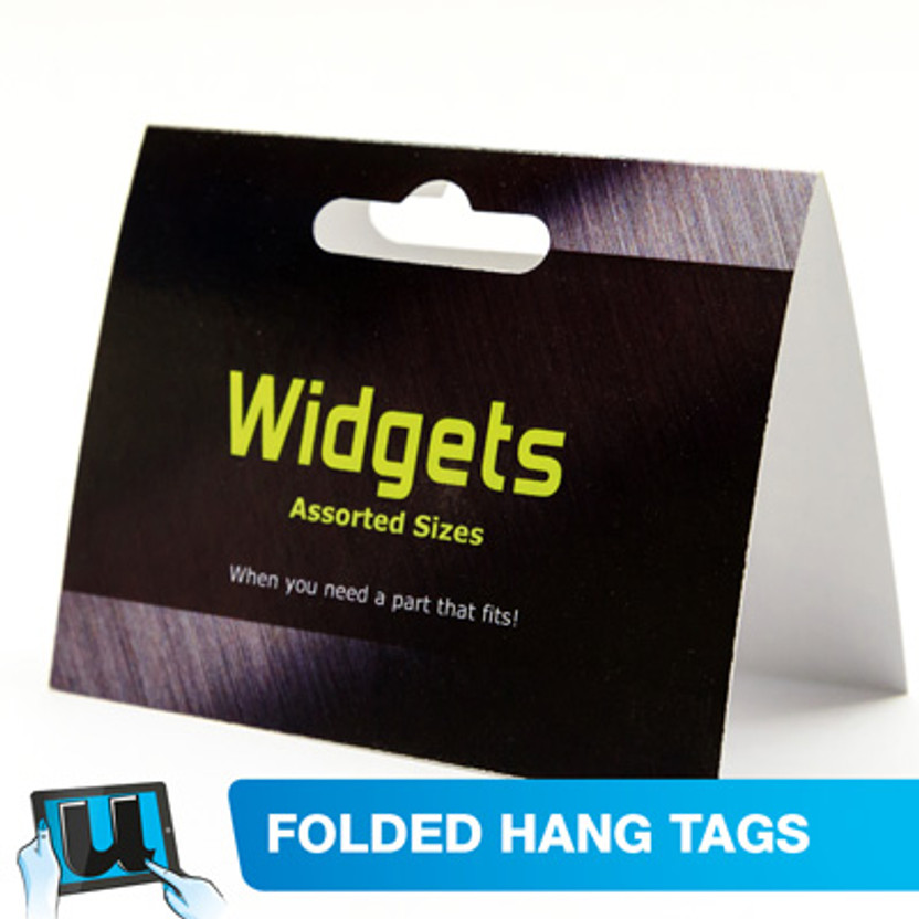 Folded Hang Tags