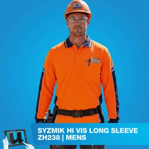 SYZMIK Hi Vis Squad Long Sleeve ZH238 | Mens