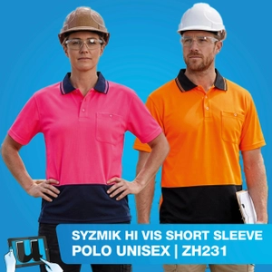 SYZMIK Hi Vis Short Sleeve Polo ZH231 | Unisex