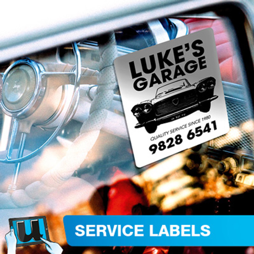 Vinyl Service Labels