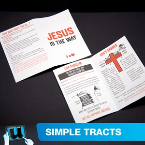 Simple Gospel Tracts | 1 to 2 Colour