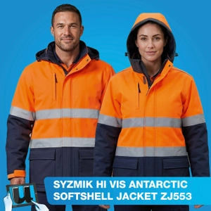 SYZMIK Hi Vis Antarctic Softshell Jacket ZJ553