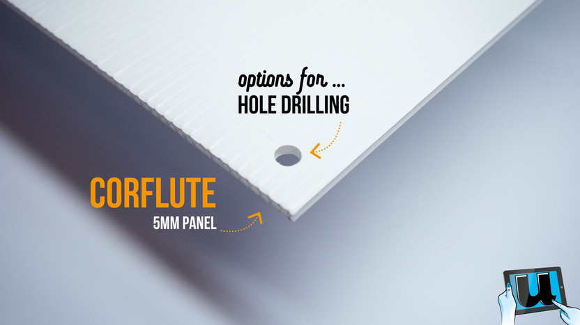 Corflute Material Hole Drill