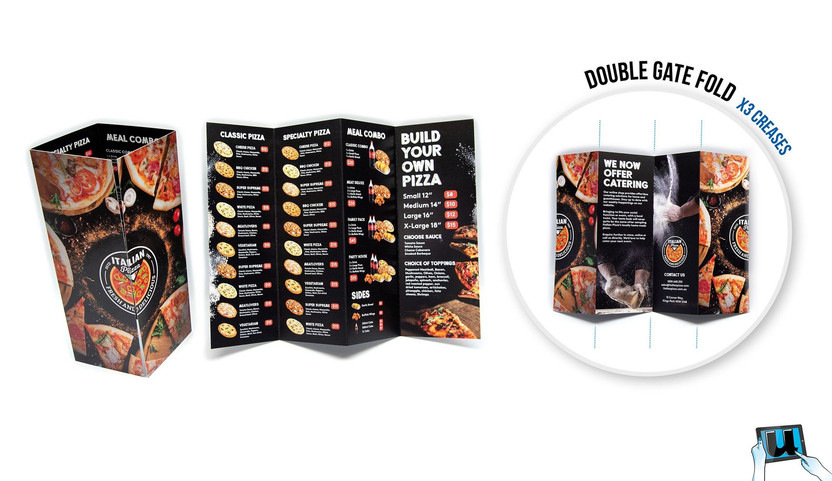 Double Gatefold Brochure