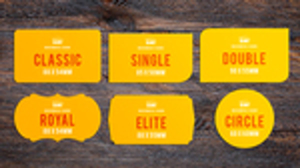 Die Cut Business Cards