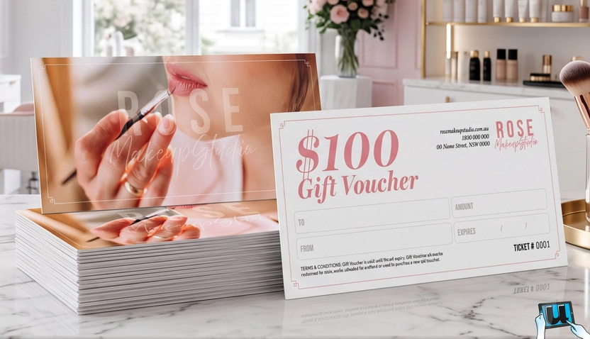 Gift Vouchers Cards Design udesignit.com.au
