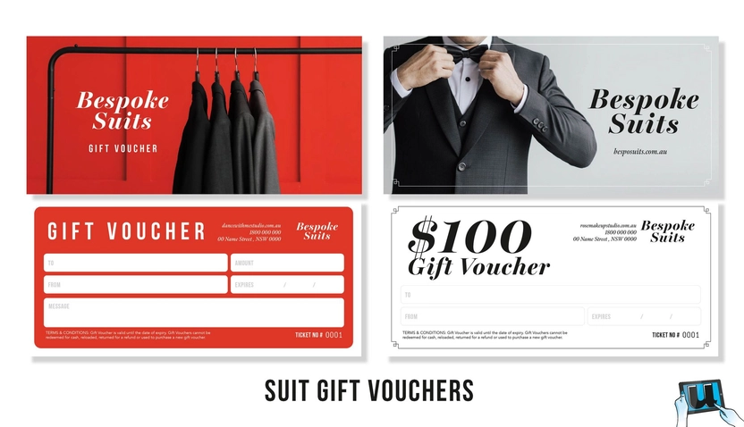 Gift Vouchers Cards Design udesignit.com.au