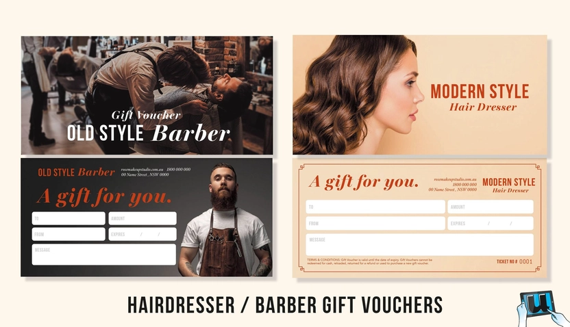 Gift Vouchers Cards Design udesignit.com.au