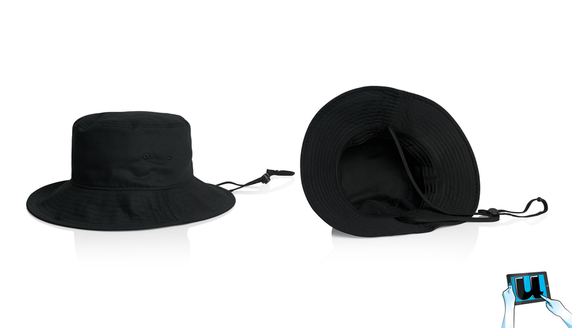 Wide Brim Bucket Hat