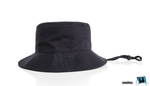 Navy Wide Brim Bucket Hat