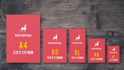 Note Pad Sizes