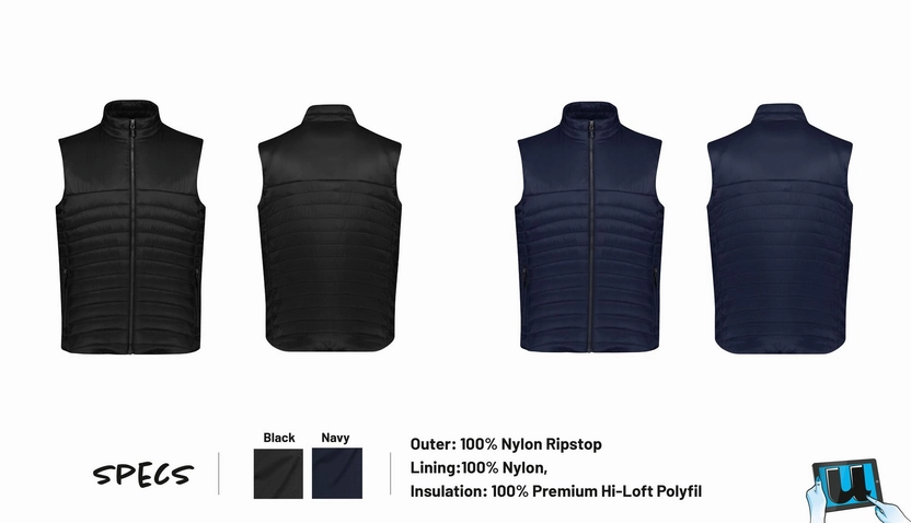 Fashion Biz Puffer Vest Expedition udesignit.com.au