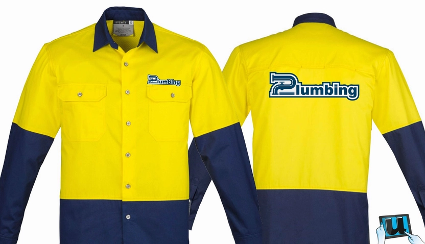 SYZMIK Industrial Long Sleeve Shirt ZW122 | Mens