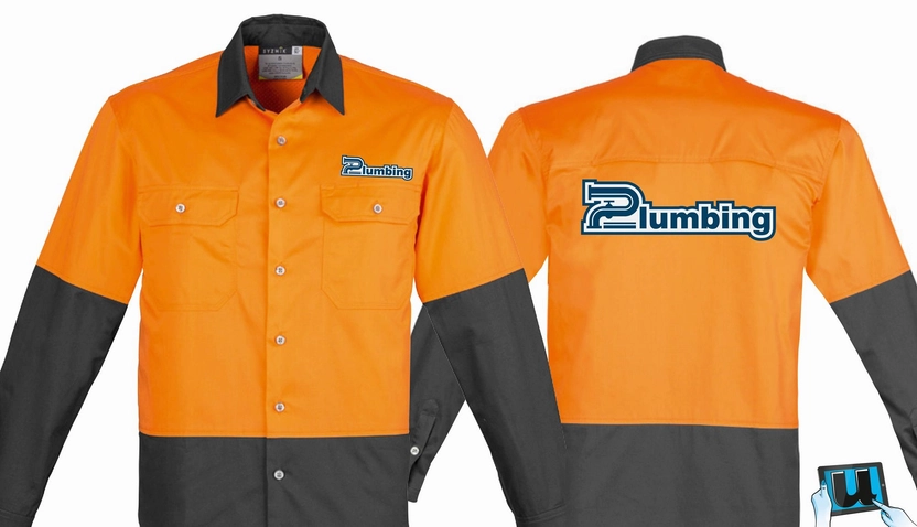 SYZMIK Industrial Long Sleeve Shirt ZW122 | Mens