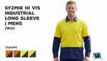 SYZMIK Industrial Long Sleeve Shirt ZW122 | Mens
