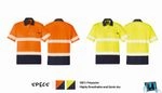 SYZMIK Hi Vis Segmented Tape Short Sleeve Polo ZH535 | Unisex