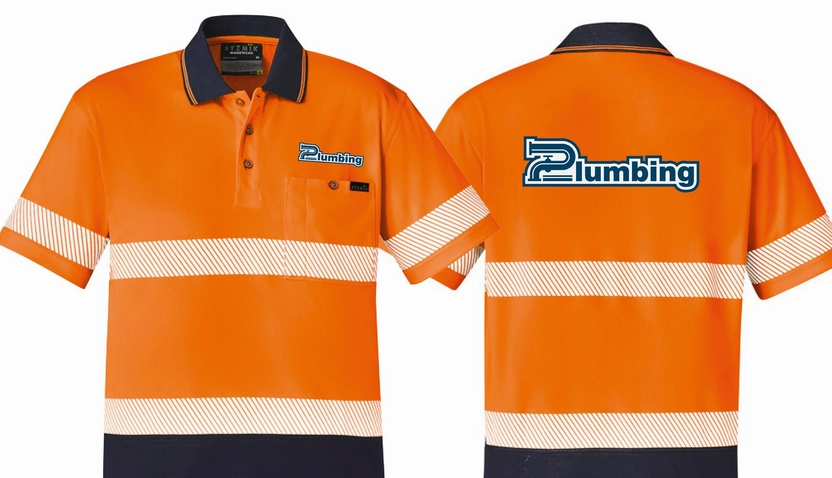 SYZMIK Hi Vis Segmented Tape Short Sleeve Polo ZH535 | Unisex