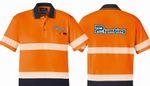 SYZMIK Hi Vis Segmented Tape Short Sleeve Polo ZH535 | Unisex