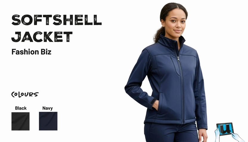 Fashion Biz Softshell Jacket udesignit.com.au