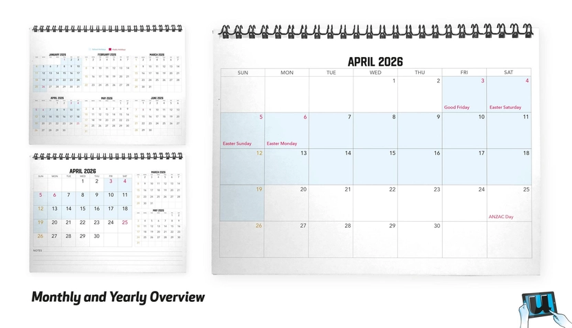 Tent Desk Calendar