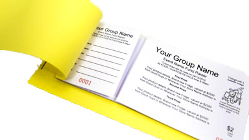 Raffle Ticket books