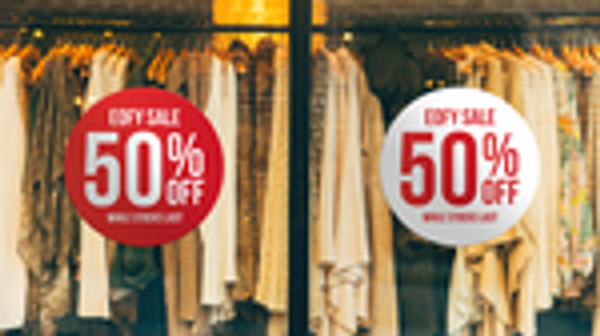 Window Poster Labels