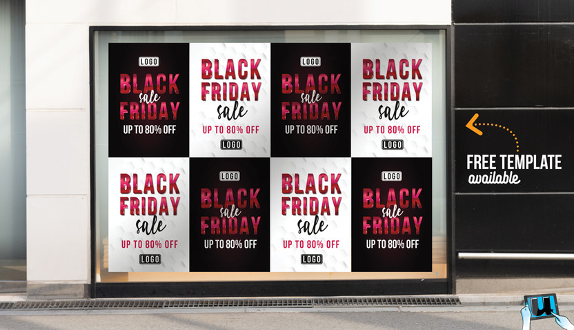 Window Shopfront Labels | One Way Vision Signs