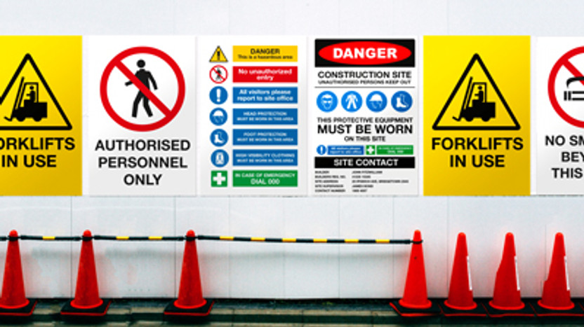 Worksite Safety Signs