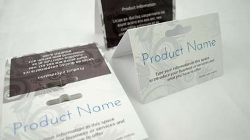 Folded Hang Tags