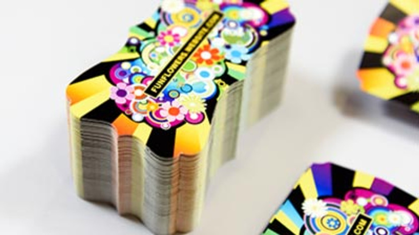 Die Cut Business Cards
