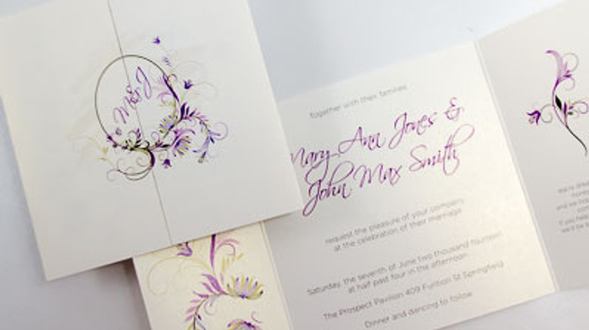 Gate Fold Invitations 1