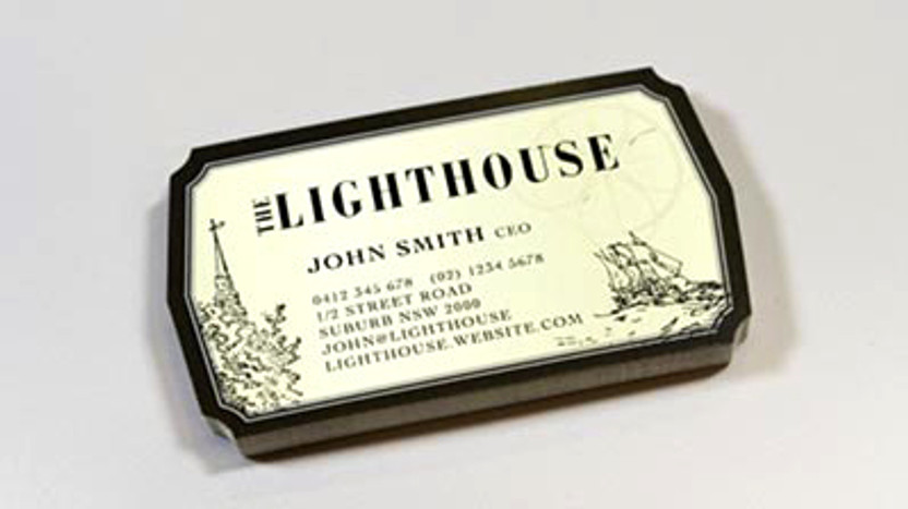 Die Cut Business Cards