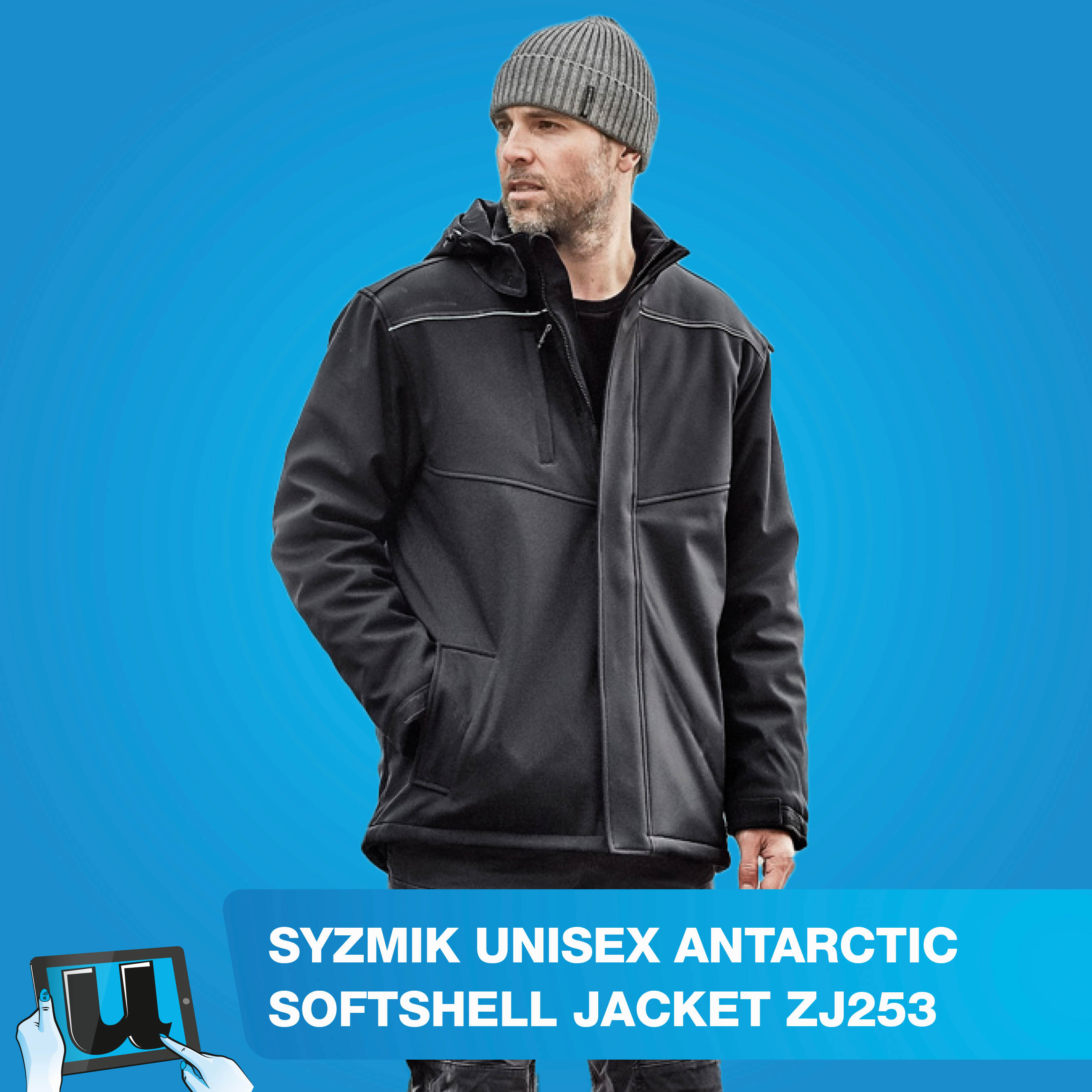 SYZMIK Unisex Streetworx 2-in-1 Stretch Softshell Jacket ZJ263