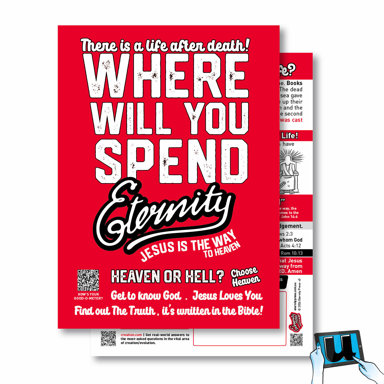 Where Will You Spend Eternity | 105 x 145 Flat