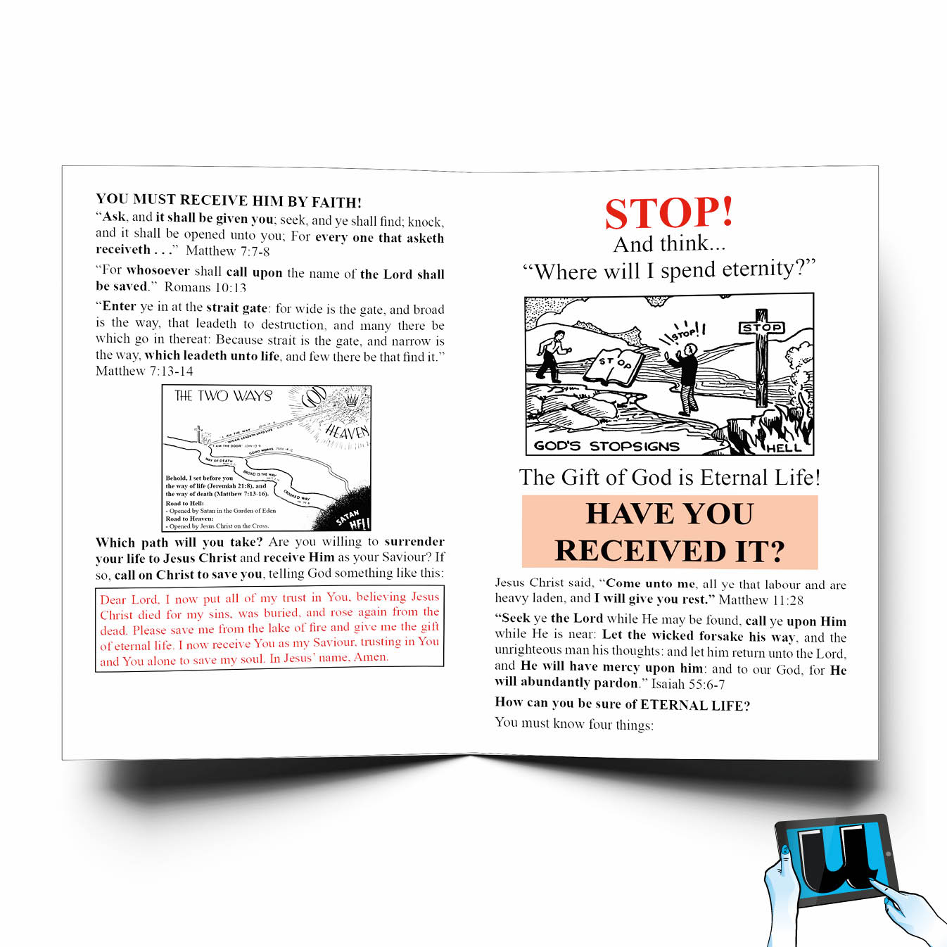 Stop Tract | 95 x 145 Folded
