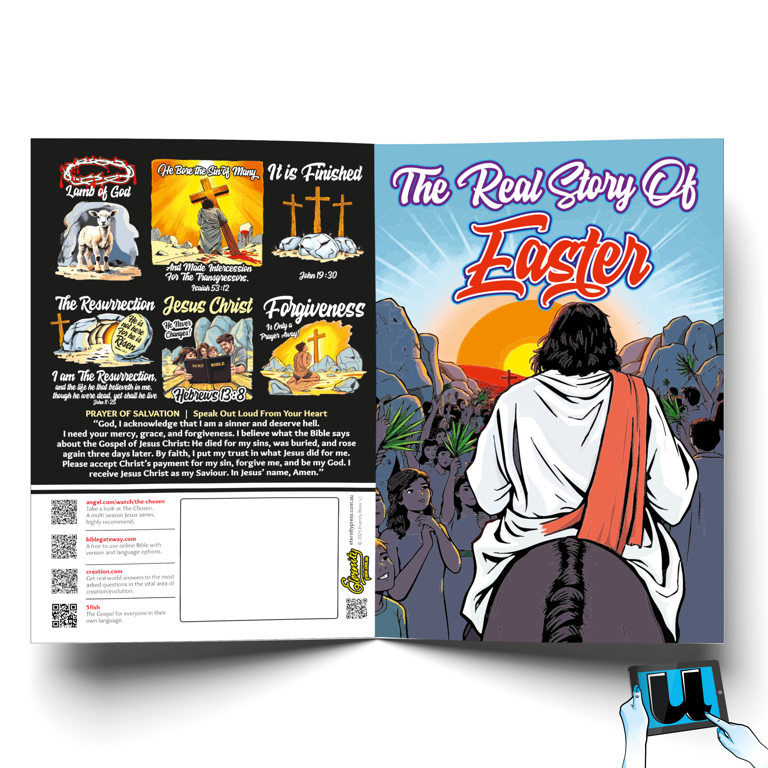 The Real Story of Easter |95x145 Folded