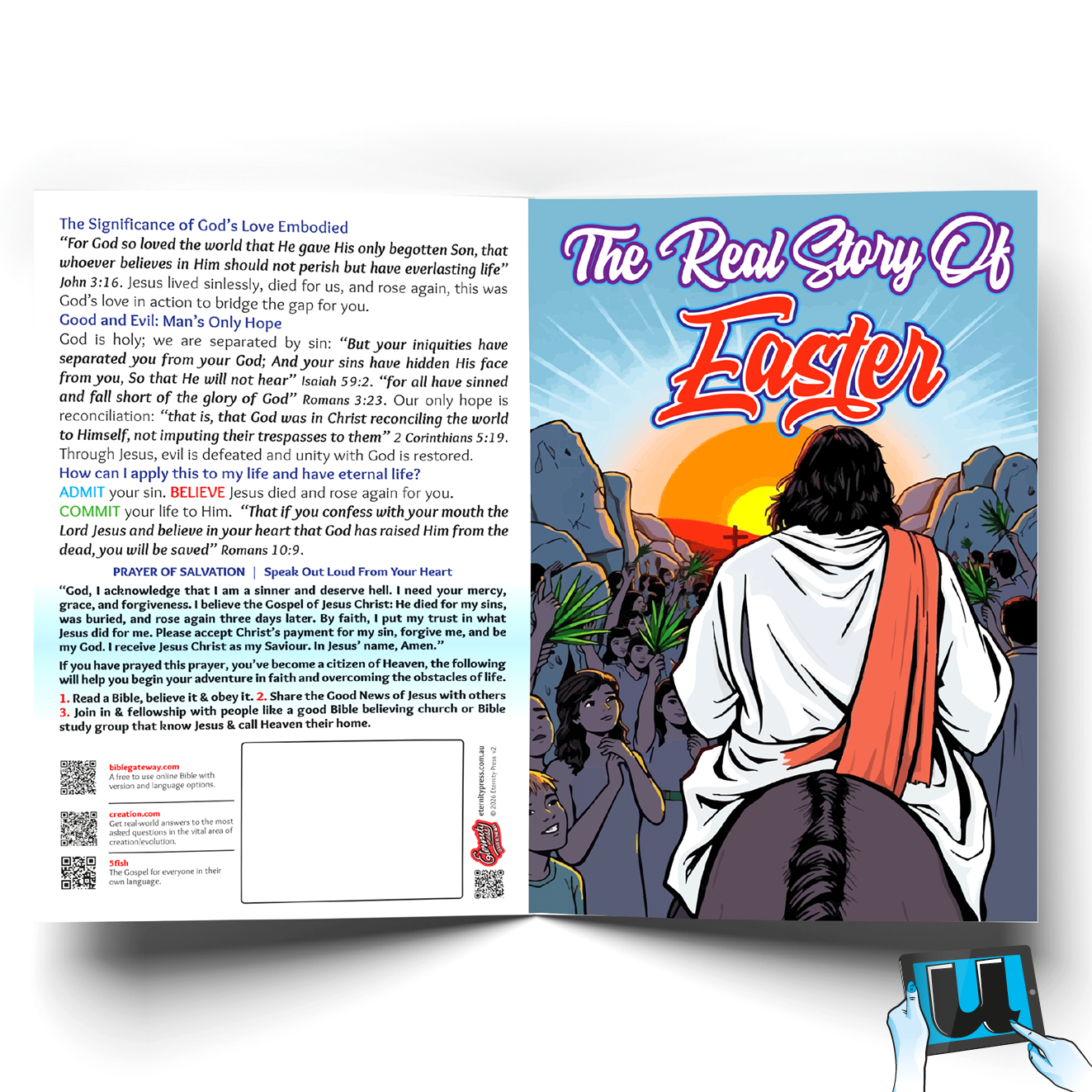 The Real Story of Easter |95x145 Folded