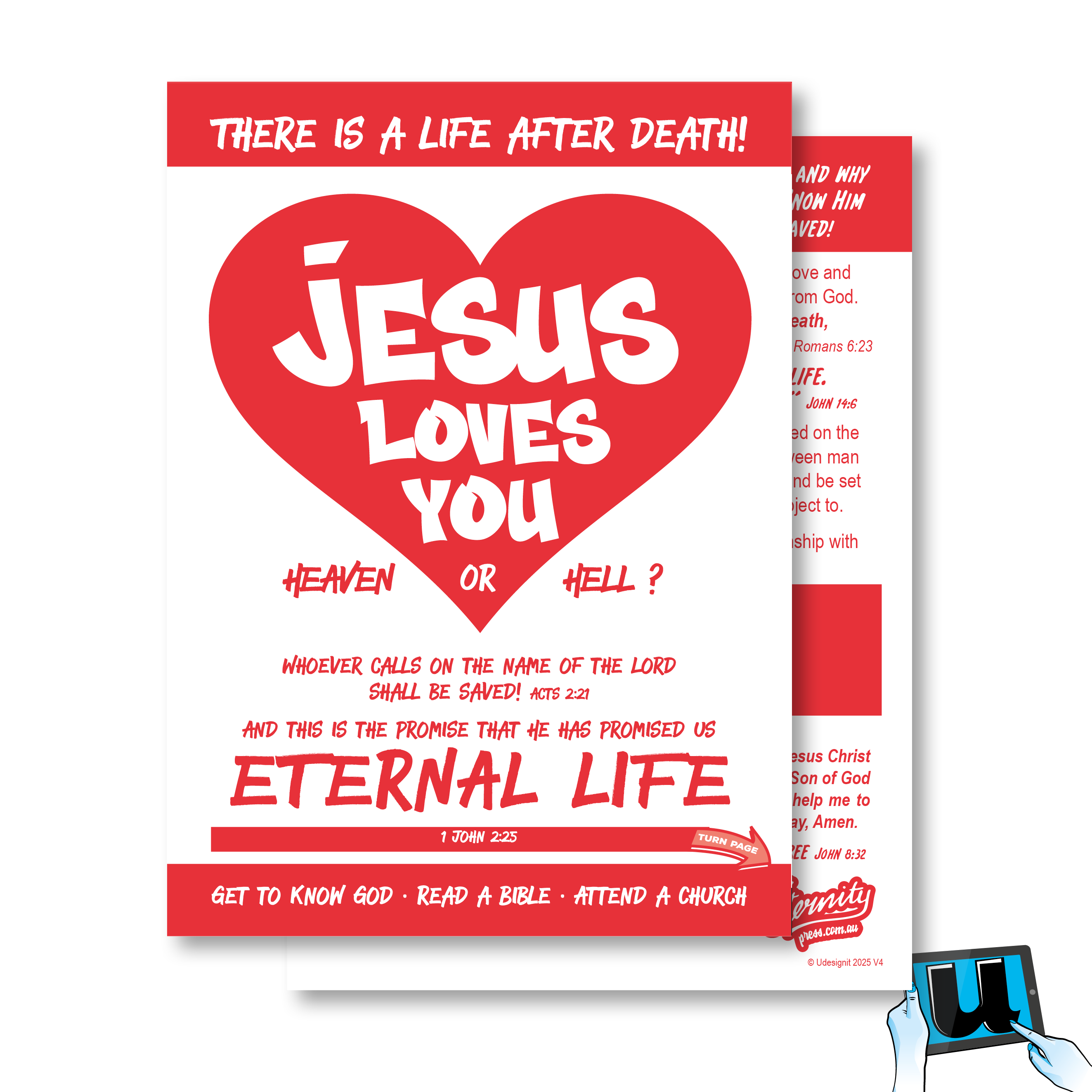 JESUS Loves You | 105 x 148 Flat