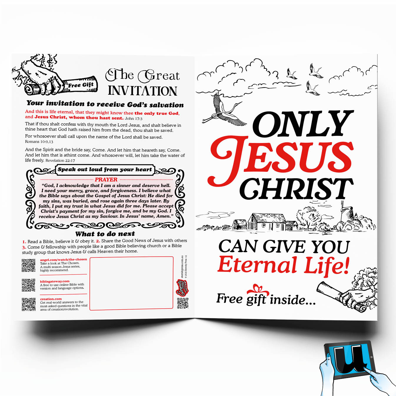 Only Jesus Christ | 95x145 Folded
