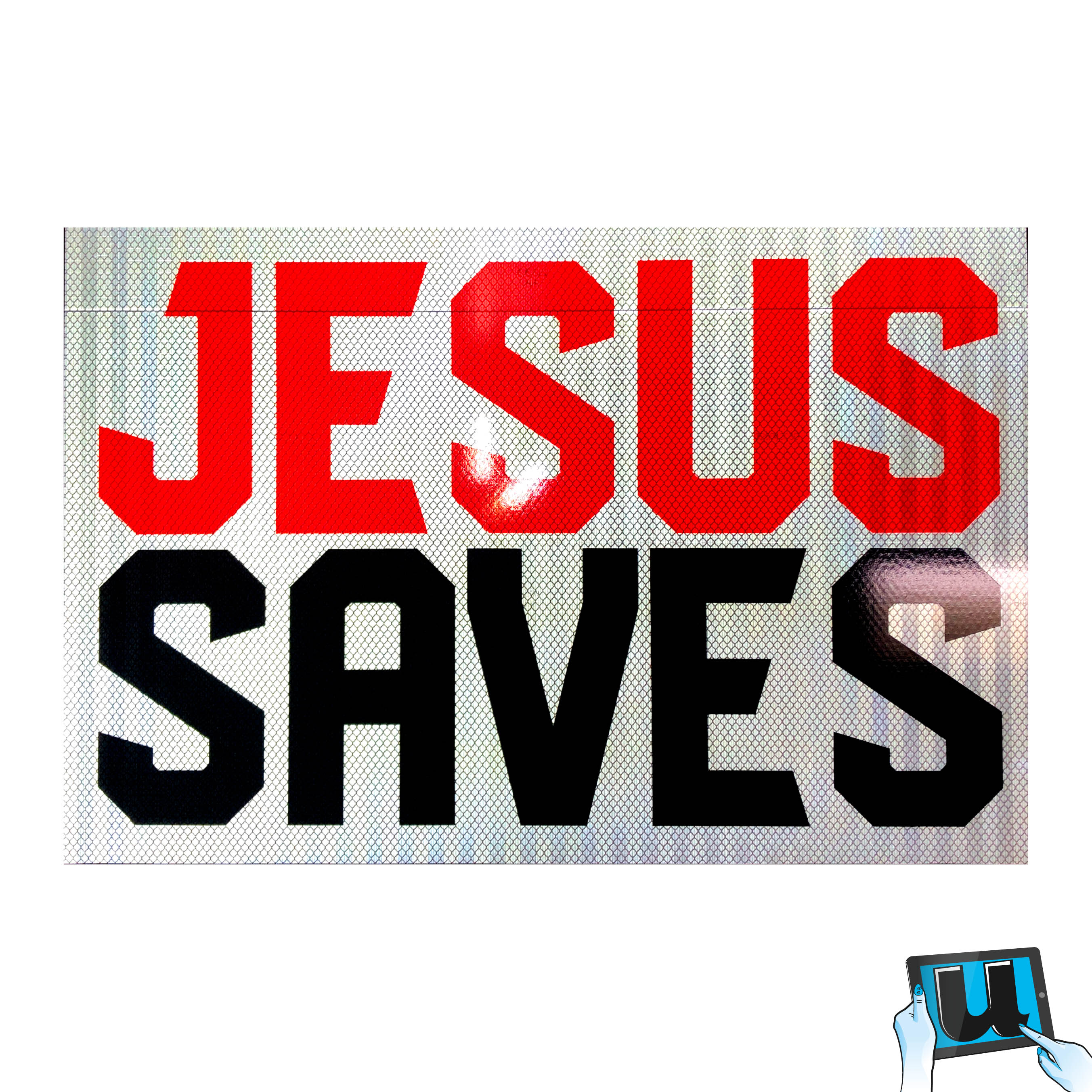 Jesus Saves (White) 
