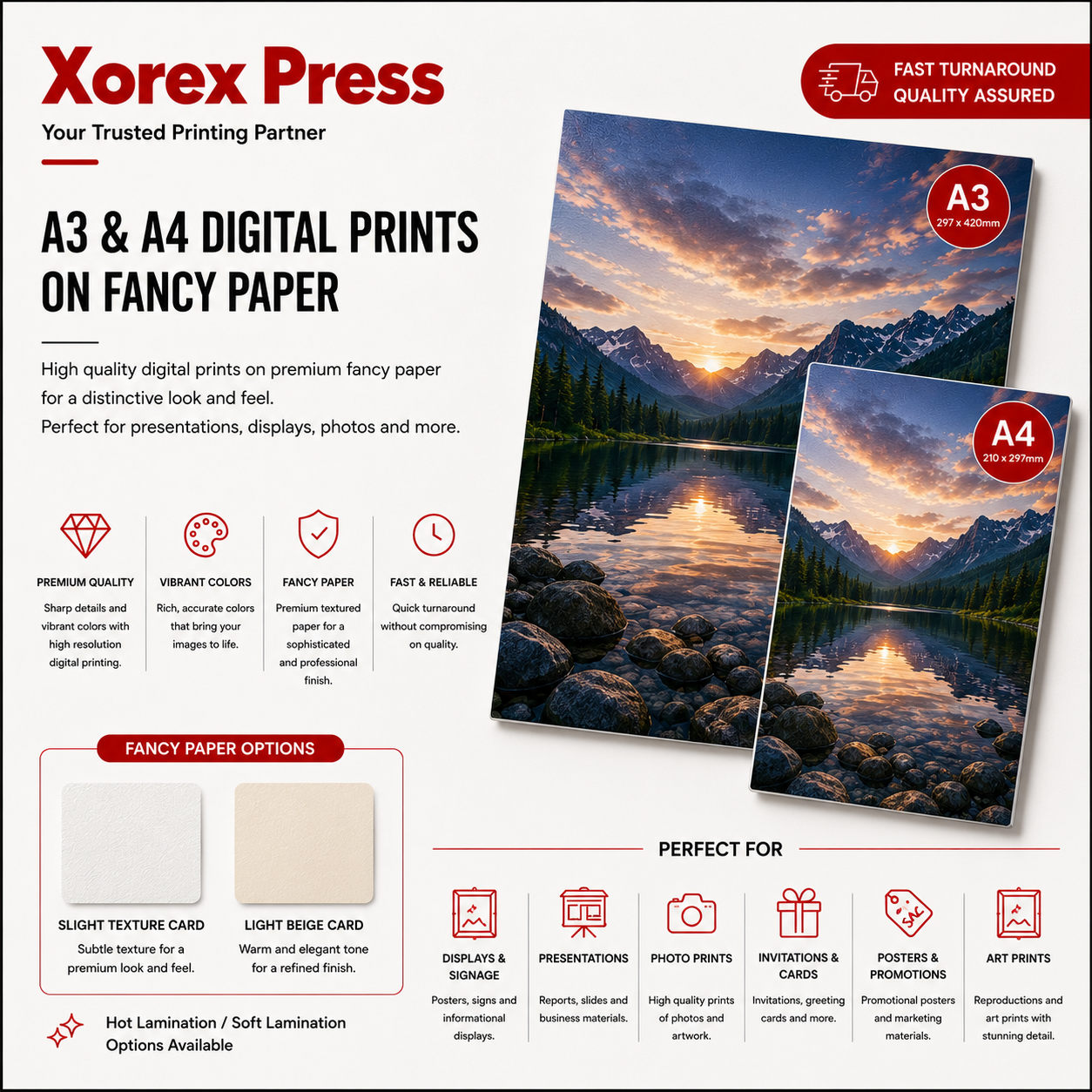 Digital Print (Fancy Paper)