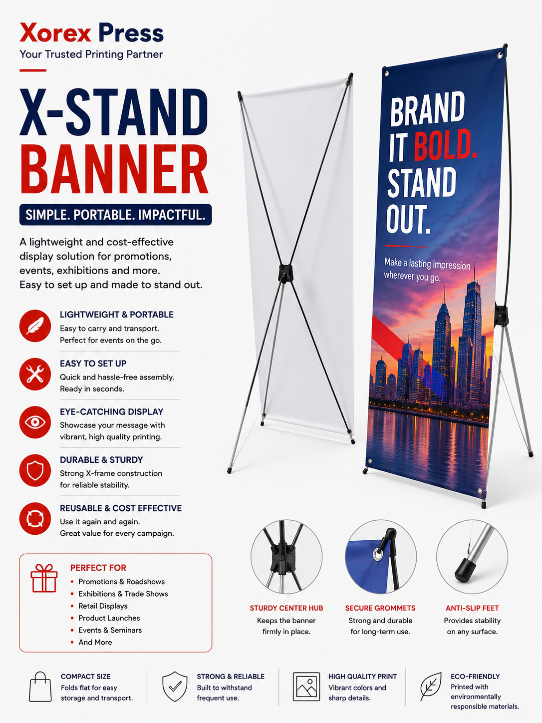 X Stand + Poster