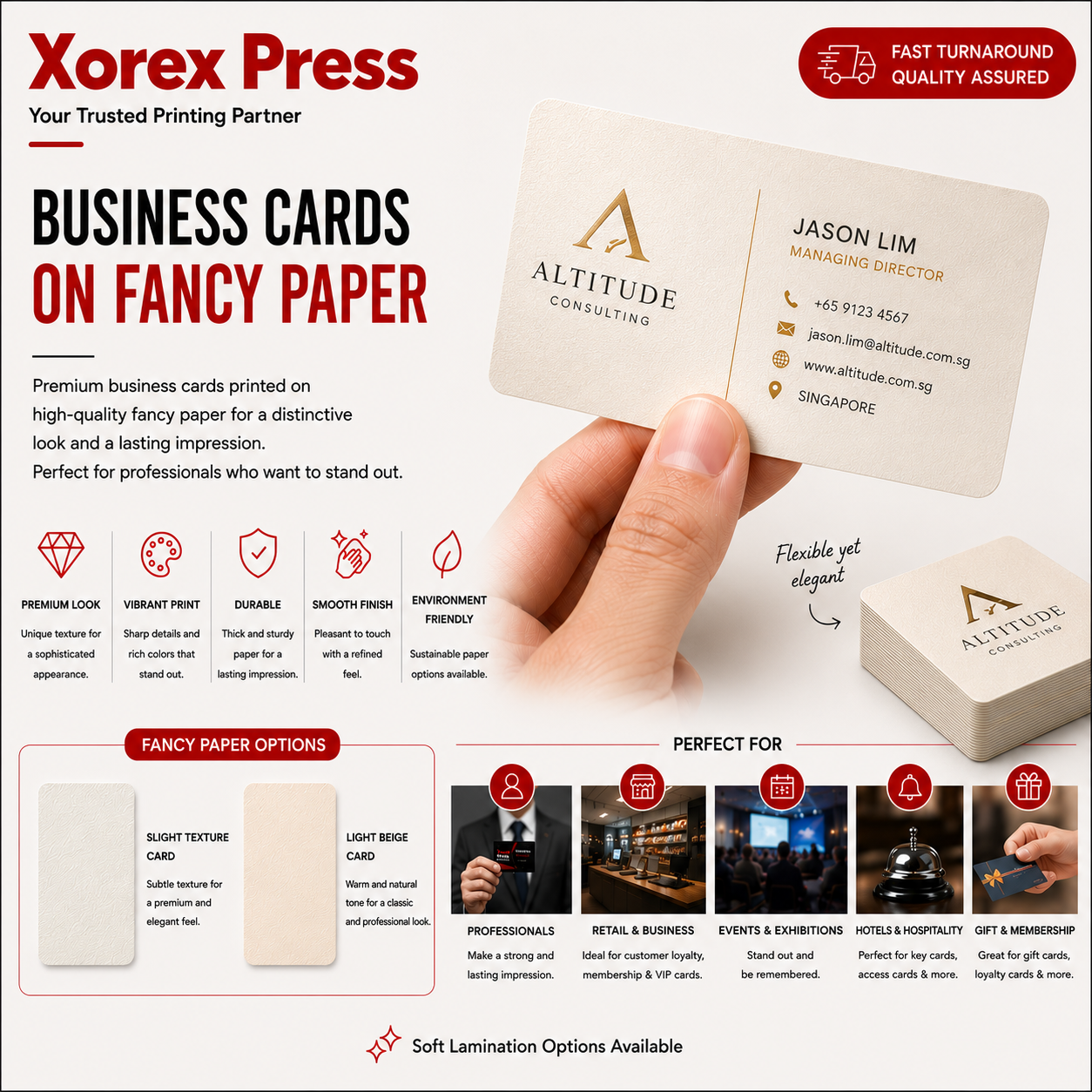 Business Cards (Fancy Card)