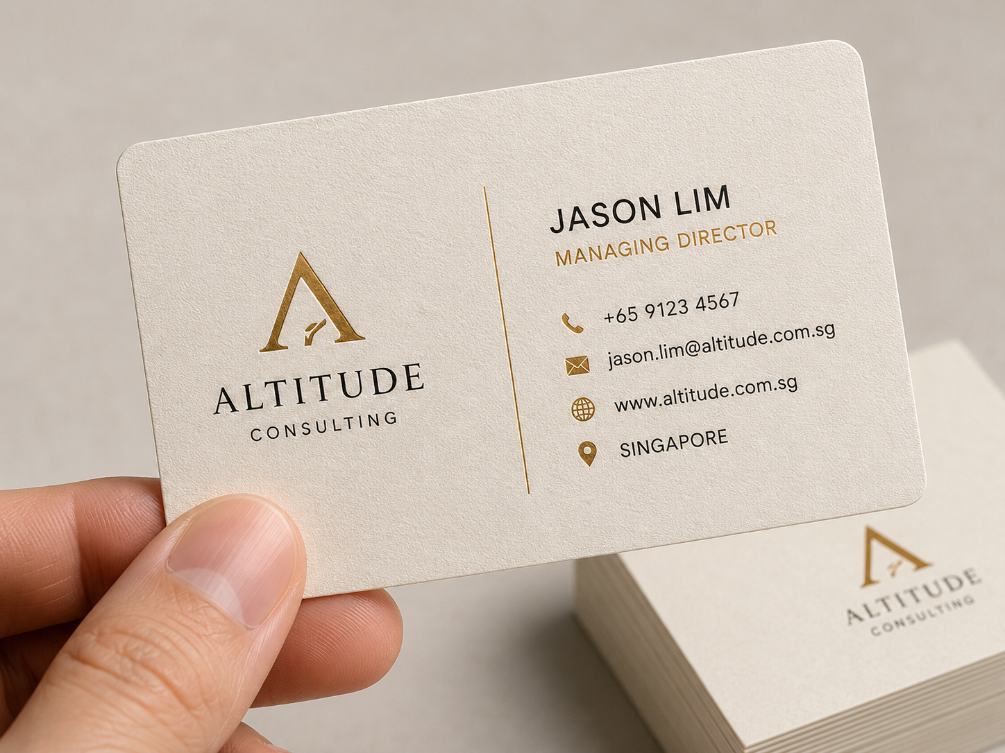 Business Cards (Fancy Card)
