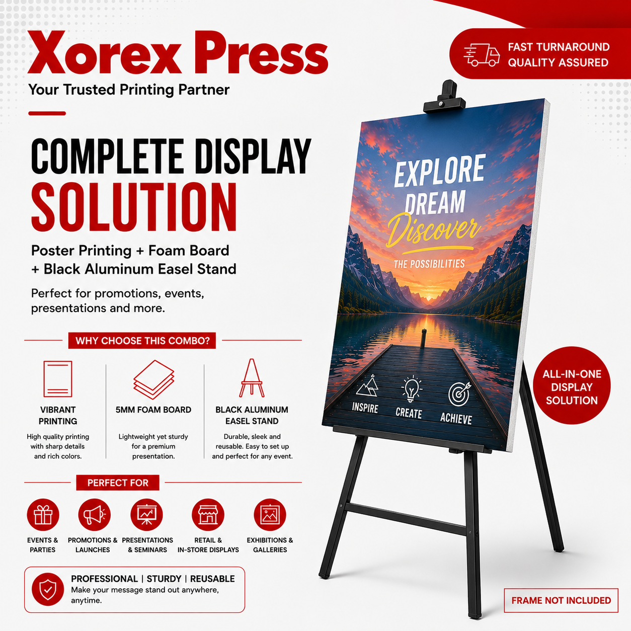 Easel Stand + A1 Poster 1